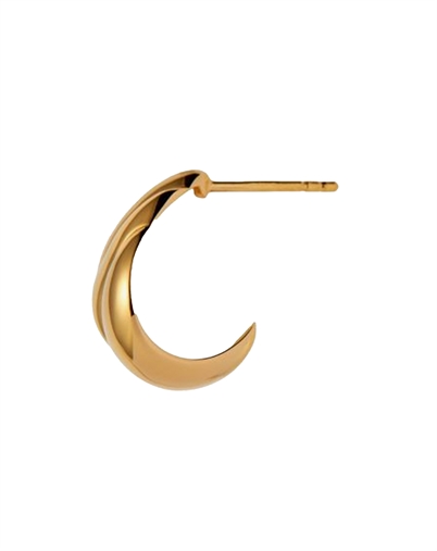 Stine A - Velvet Single Ørering - Guldfarvet 